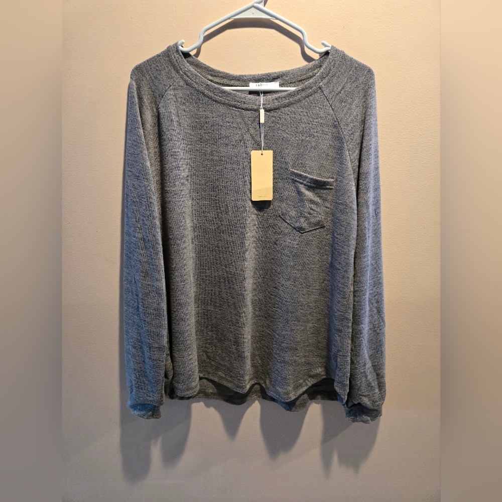 Cozy Gray Knit Sweater outfit